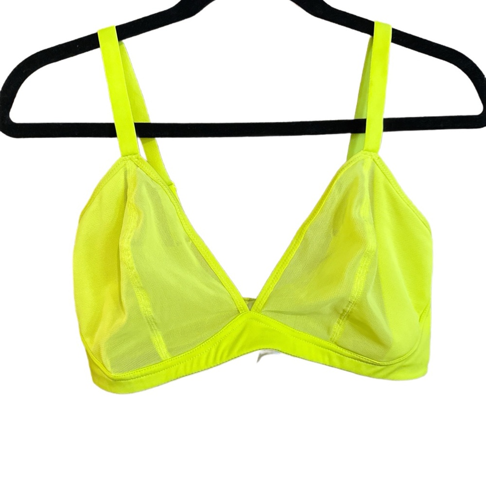 Knix Neon Yellow Bra